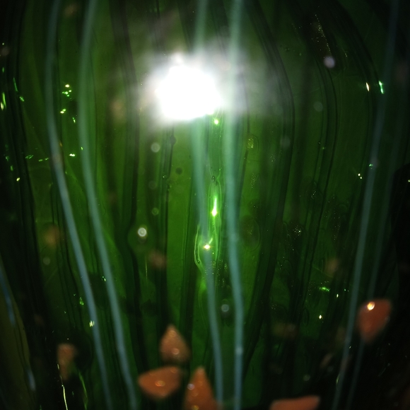 Large Hand-blown Glass Vase - Picture 6 of 9